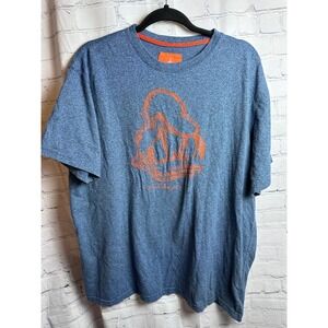 Disney Parks T-Shirt Donald Duck Graphic Tee Short Sleeve Blue‎ XL